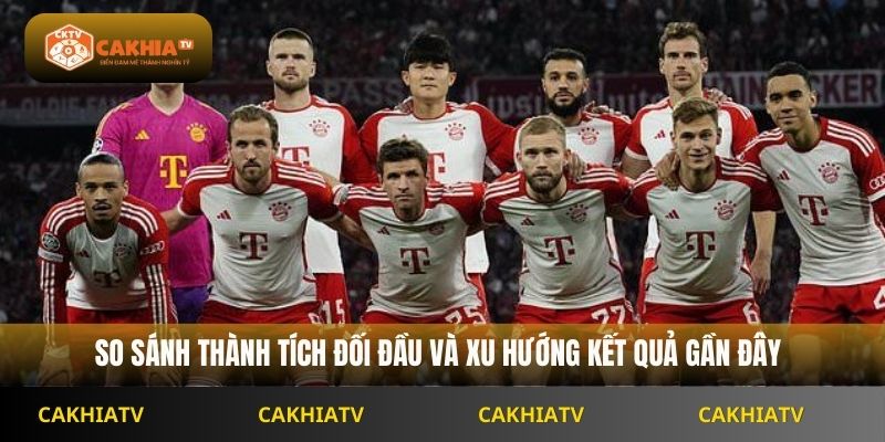 So sánh thành tích đối đầu và xu hướng kết quả gần đây